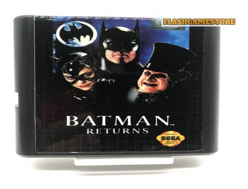 Mega Drive Jogo - Genesis - Batman Returns Paralelo