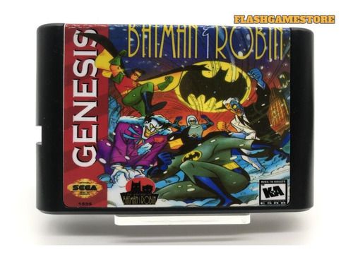 Mega Drive Jogo - Genesis - Batman & Robin Paralelo