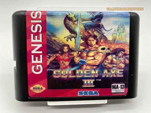 Mega Drive Jogo - Golden Axe 3 Paralelo