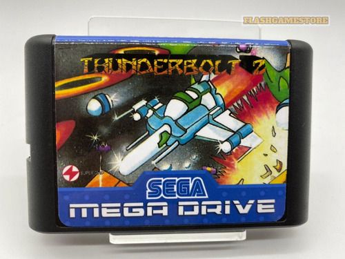 Mega Drive Jogo - Thunderbolt 2 Paralelo