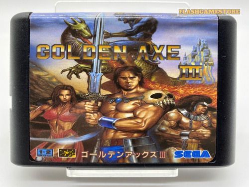 Mega Drive Jogo - Golden Axe 3 Label Paralelo
