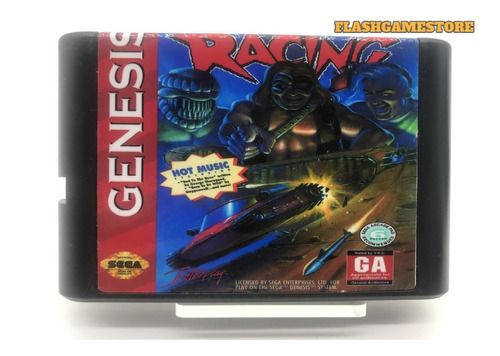 Mega Drive Jogo - Genesis - Rock'n Roll Racing Pararelo