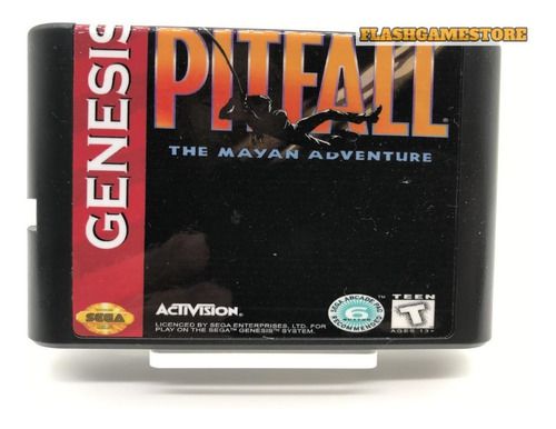 Mega Drive Jogo - Genesis - Pitfall Paralelo