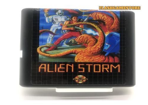 Mega Drive Jogo - Genesis - Alien Storm Pararelo