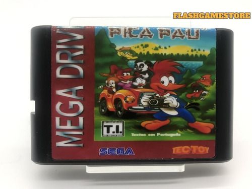 Mega Drive Jogo - Genesis - Pica Pau Paralelo