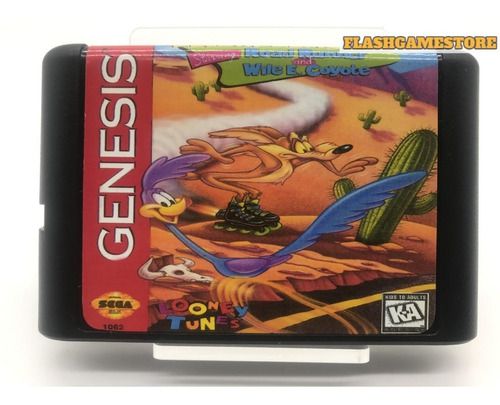 Mega Drive Jogo - Genesis - Desert Demolition Paralelo