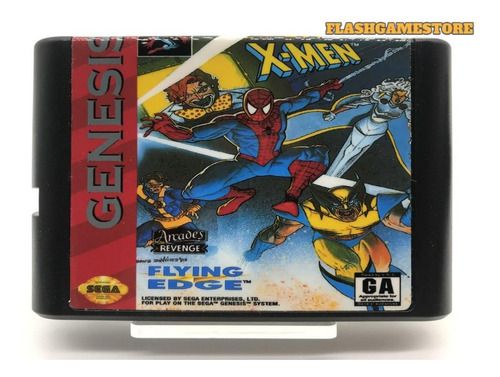 Mega Drive Jogo - Genesis - Spider Man & X-men Paralelo