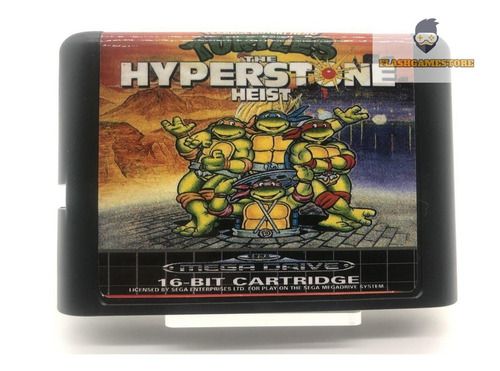 Mega Drive Jogo - Hyperstone Turtle Paralelo