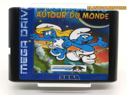 Mega Drive Jogo - Genesis - Os Smurf Paralelo