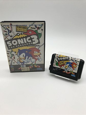 Mega Drive Jogo - Genesis - Sonic 3 Japonês Original