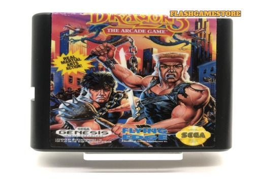 Mega Drive Jogo - Genesis - Double Dragon 3 Paralelo