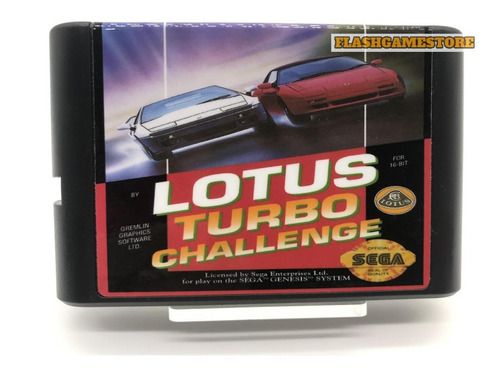 Mega Drive Jogo - Genesis - Lotus Turbo Challenger Pararelo
