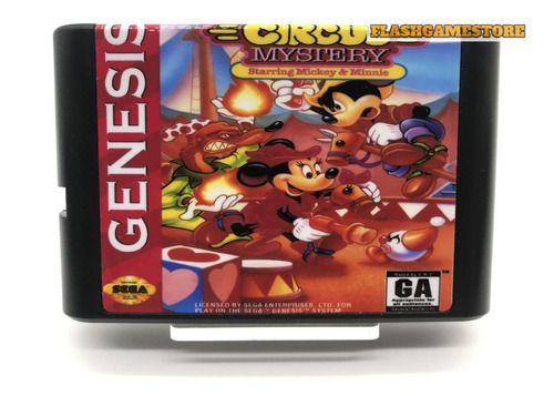Mega Drive Jogo - Genesis - Circus Mystery Paralelo