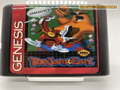 Mega Drive Jogo - Genesis - Jammin! Toejam & Earl Paralelo