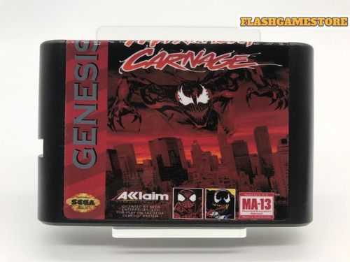 Mega Drive Jogo - Genesis - Maximun Carnage Paralelo