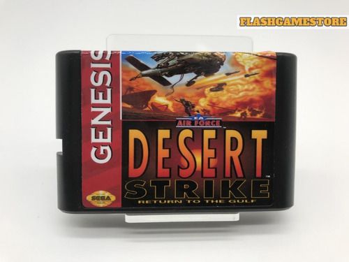 Mega Drive Jogo - Genesis - Desert Strike Paralelo