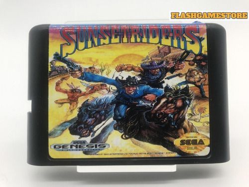 Mega Drive Jogo - Genesis - Sunsetriders Pararelo