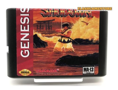 Mega Drive Jogo - Samurai Shodown Paralelo