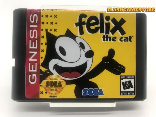Mega Drive Jogo - Genesis - Felix The Cat Paralelo