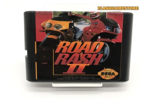 Mega Drive Jogo - Road Rash 2 Paralelo