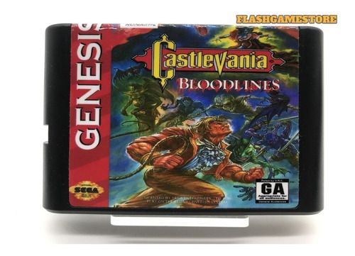 Mega Drive Jogo - Genesis - Castlevania Bloodlines Pararelo