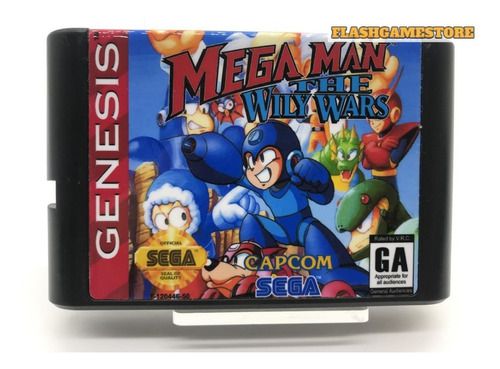 Mega Drive Jogo - Genesis - Mega Man Paralelo