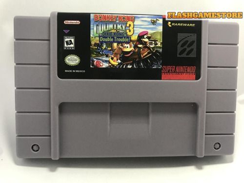 Jogo Super Nintendo Donkey Kong Contry 3 Paralelo
