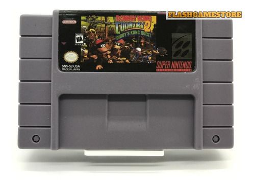 Jogo Super Nintendo Donkey Kong Contry 2 Paralelo