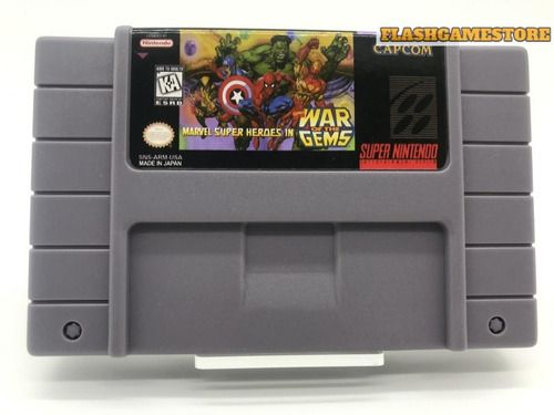 Marvel Super Heroes War Gems - Super Nintendo *paralelo