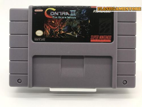 Contra 3 - Super Nintendo *paralelo