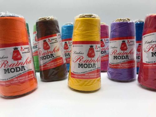 Linha Croche Rainha Kit 10 Rolos