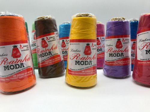 Linha Crochê Rainha Kit 10 Rolos