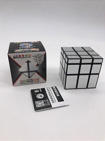 Cubo Mágico Profissional Mirror Blocks Prata
