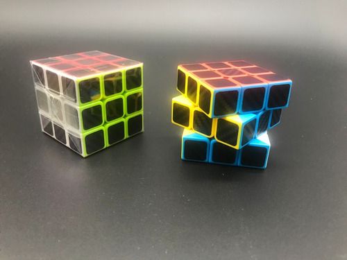 Cubo 3x3x3 Adesivos De Fibra De Carbono