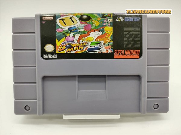 Bomberman 5 - Super Nintendo *paralelo