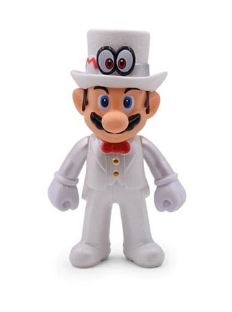 Boneco Mario Bros Maker Odyssey Casamento Nintendo 13 Cm