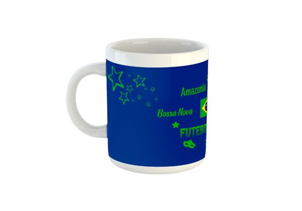 Caneca Brasil Azul C4