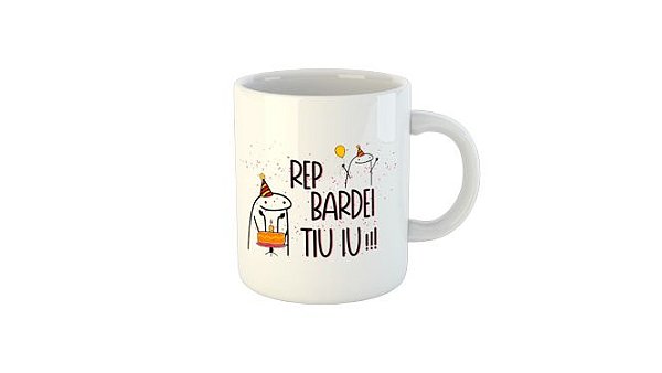 Caneca Flork Meme Rep Bardei tiu iu  C25