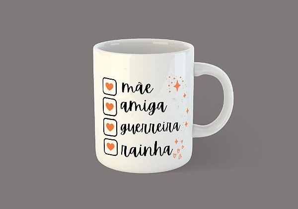 Caneca Dia das mães eu amo voce C34