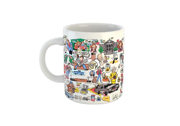 Caneca De volta para Fututo Desenho C38