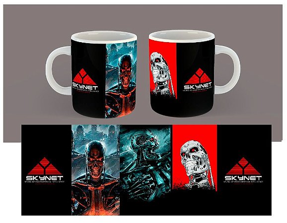 Caneca Skynet - Exterminador do Futuro C62