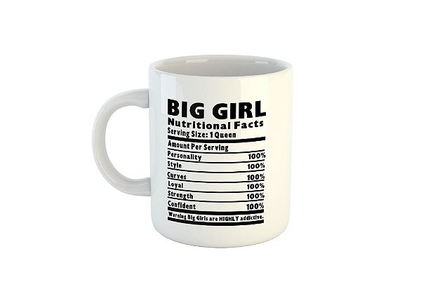 Caneca Grande Garota Big Girl C415