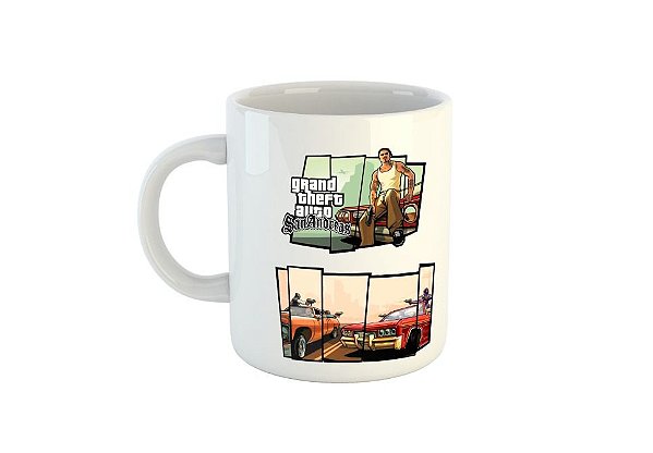 Caneca GTA Grand Theft Auto SanAndreas C515