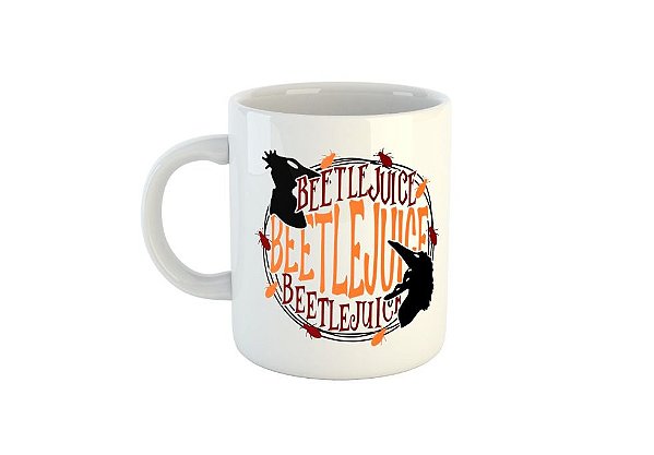 Caneca   Beetlejuice Besouro Suco C457