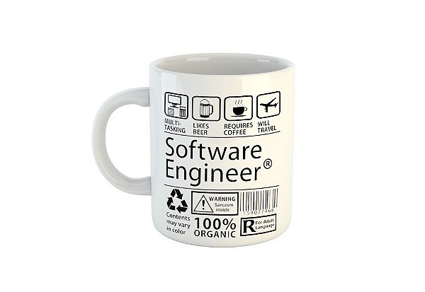 Caneca Profissão - Engenheiro de Software C480