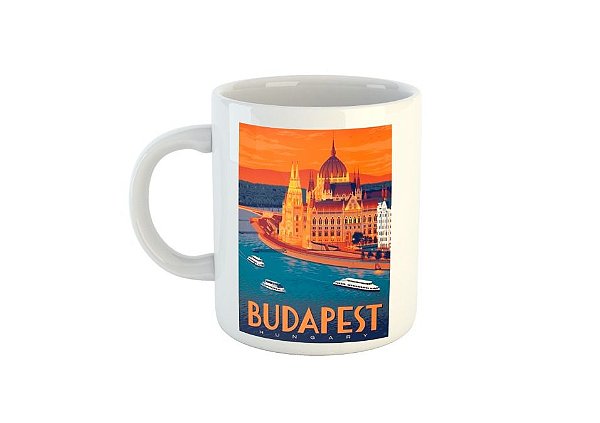 Caneca Paisagem - Hungria - Budapest C668