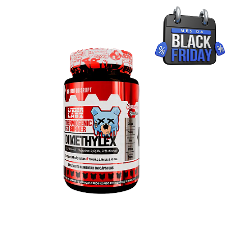 DIMETHYLEX TERMOGENICO FAT BURNER - 60 CAPS (EXCLUSIVO)
