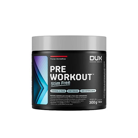 PRE WORKOUT DUX STIM FREE (SEM CAFEÍNA) DUX - 300G