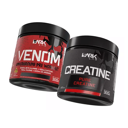 PRE TREINO VENOM DARK LAB + CREATINA DARK LAB 300G