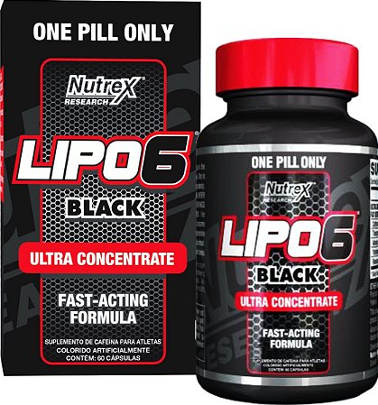 LIPO 6 BLACK  ULTRA CONCENTRADO NACIONAL NUTREX - 60 CAPS